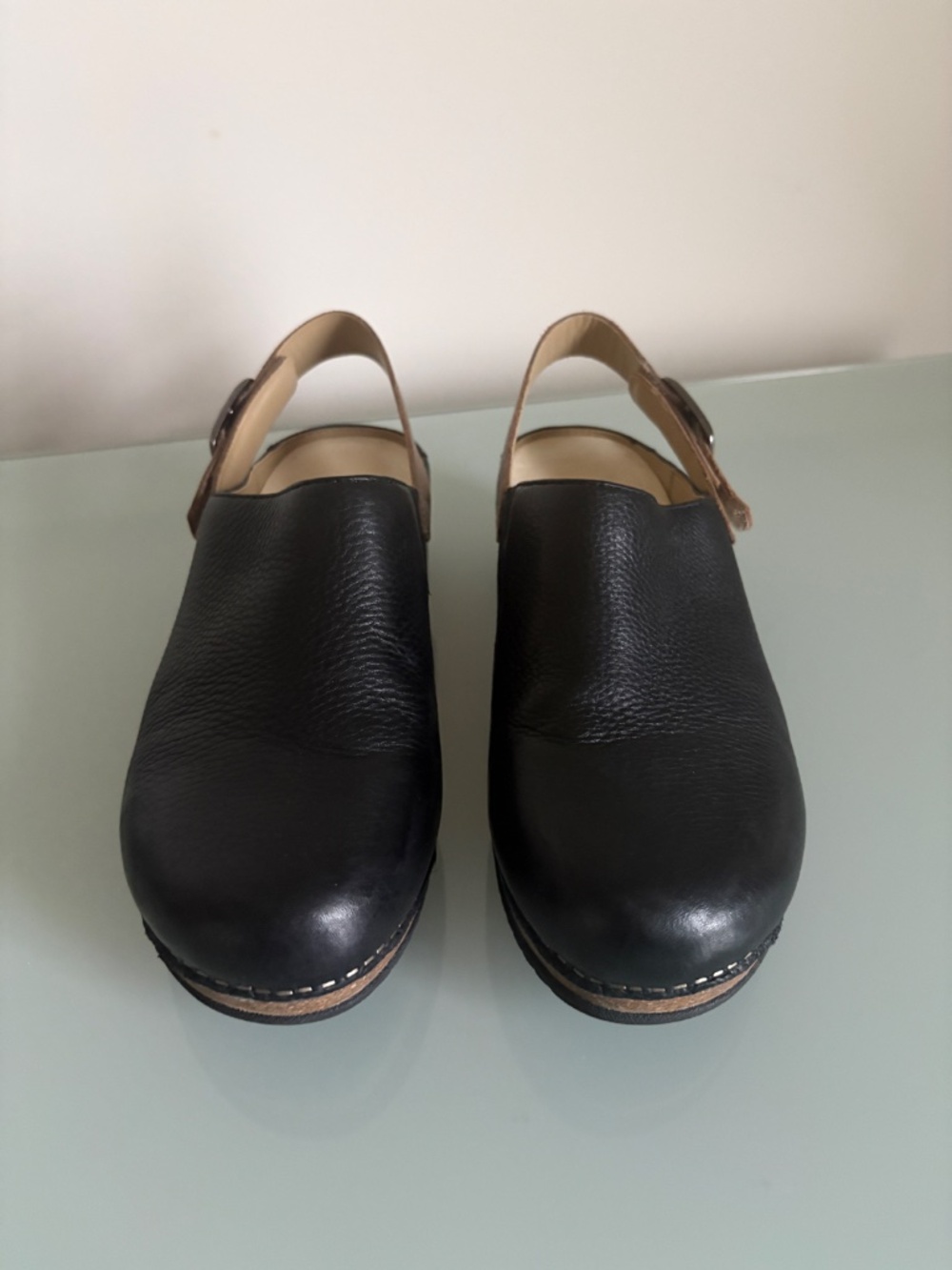 Dansko Merrin black leather slingback mule - Picture 5 of 8